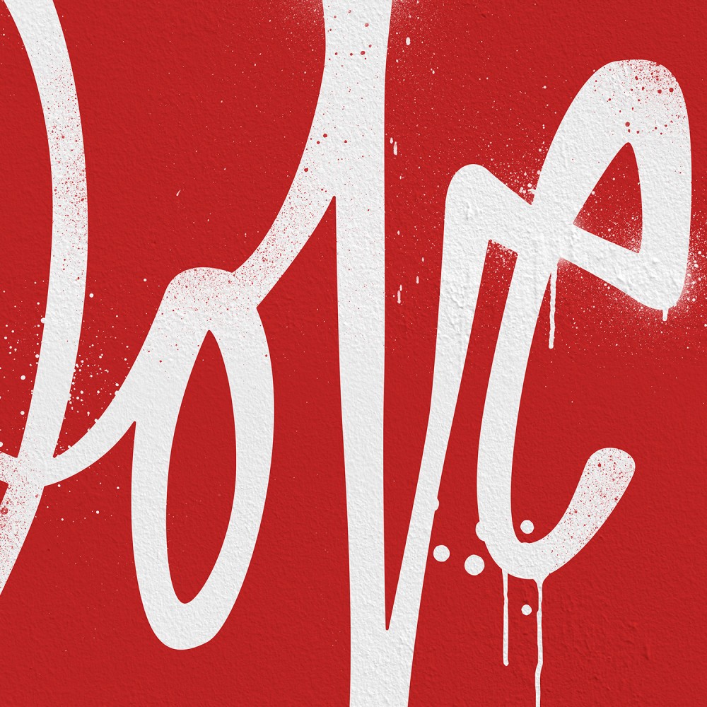 Graffiti Love Pop Art Canvas Wall Art